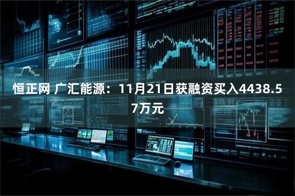 恒正网 广汇能源：11月21日获融资买入4438.57万元