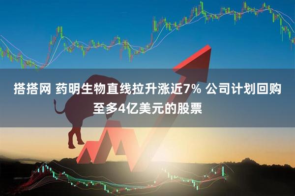 搭搭网 药明生物直线拉升涨近7% 公司计划回购至多4亿美元的股票